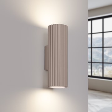 Brilagi - Wandlamp CRESTO 2xGU10/10W/230V 30 cm taupe