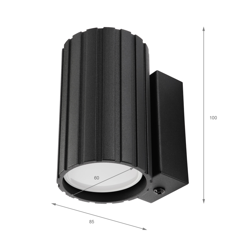 Brilagi - Wandlamp CRISPINA 1xGU10/10W/230V 10 cm zwart