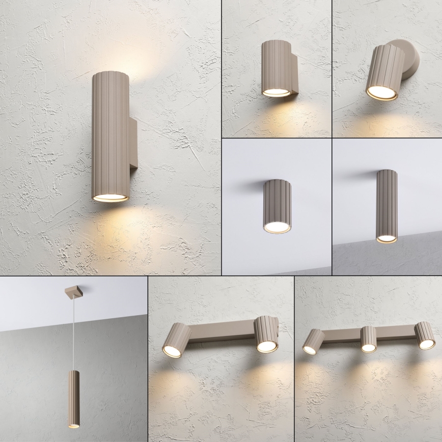 Brilagi - Wandlamp CRISPINA 2xGU10/10W/230V 20 cm beige