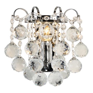 Brilagi - Wandlamp CRYSTAL 1xE14/60W/230V glanzend chroom