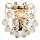 Brilagi - Wandlamp CRYSTAL 1xE14/60W/230V goud