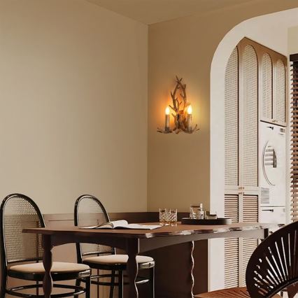 Brilagi - Wandlamp DEER 2xE14/10W/230V hertengewei