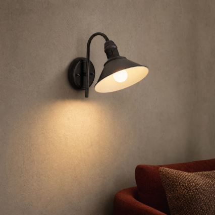 BRILAGI - Wandlamp FORGE 1xE27/60W/230V zwart