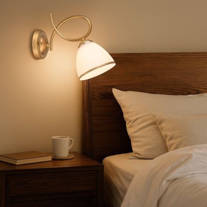 Brilagi - Wandlamp FRED 1xE27/60W/230V goudkleurig