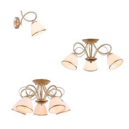 Brilagi - Wandlamp FRED 1xE27/60W/230V goudkleurig