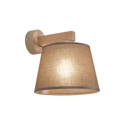 Brilagi - Wandlamp LATTE SABIA 1xE27/60W/230V grenen/bruin