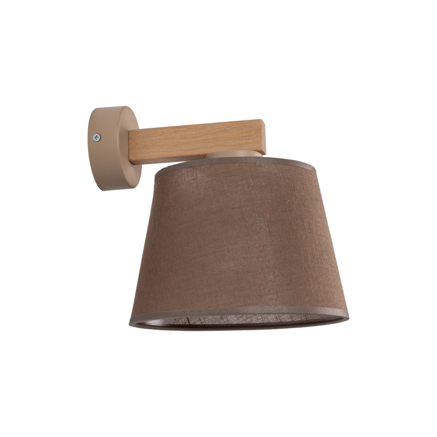 Brilagi - Wandlamp LATTE SABIA 1xE27/60W/230V grenen/bruin