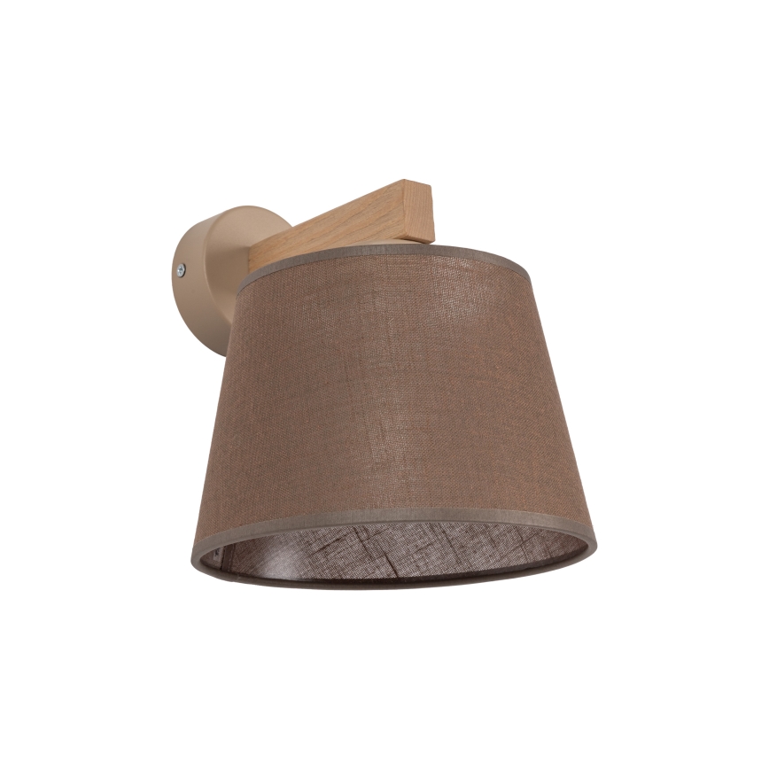 Brilagi - Wandlamp LATTE SABIA 1xE27/60W/230V grenen/bruin