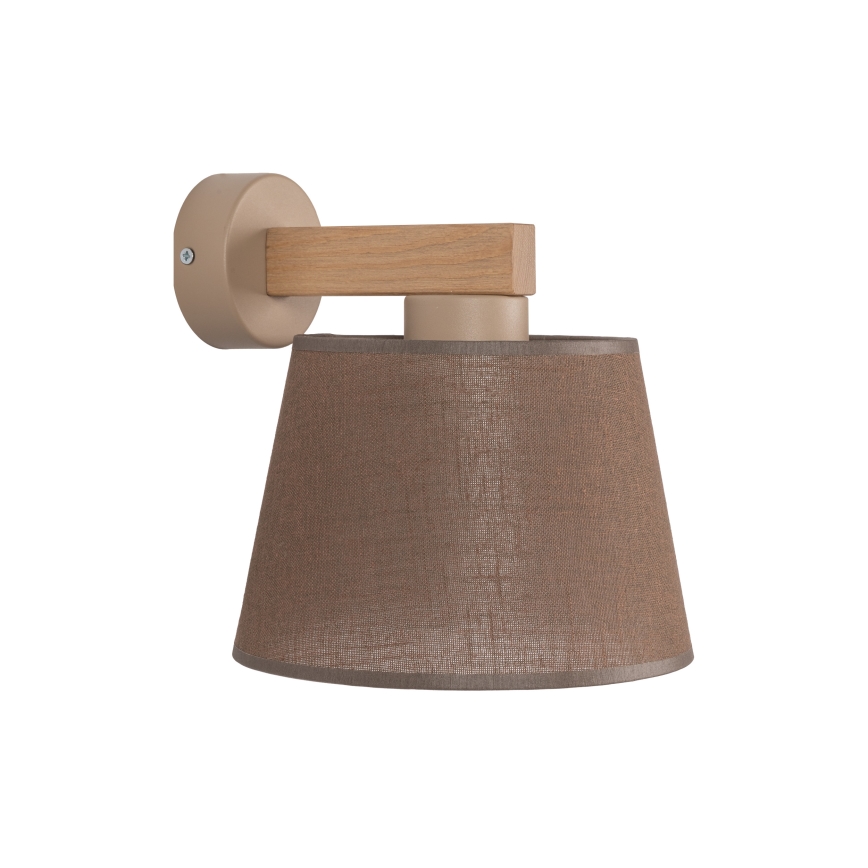 Brilagi - Wandlamp LATTE SABIA 1xE27/60W/230V grenen/bruin