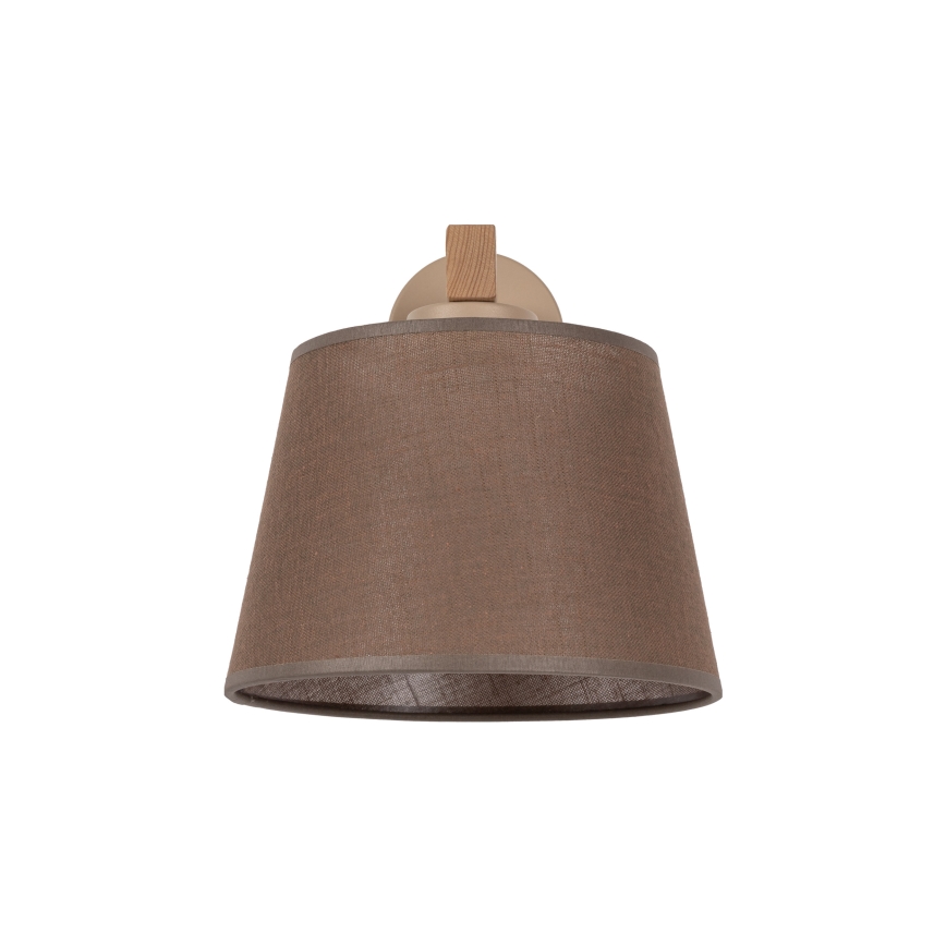 Brilagi - Wandlamp LATTE SABIA 1xE27/60W/230V grenen/bruin