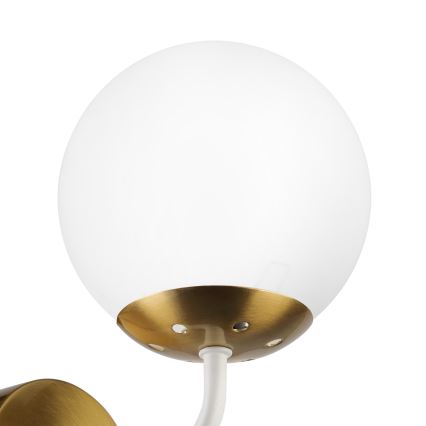 Brilagi - Wandlamp MALIVA 1xE14/15W/230V goud/wit