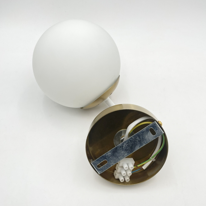 Brilagi - Wandlamp MALIVA 1xE14/15W/230V goud/wit