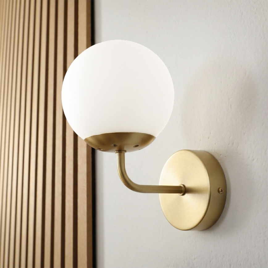 Brilagi - Wandlamp MALIVA 1xE14/15W/230V goud/wit
