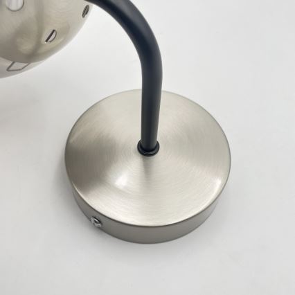 Brilagi - Wandlamp MALIVA 1xE14/15W/230V mat chroom/rookglas