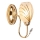 Brilagi - Wandlamp MEGAPOLIS 1xE14/60W/230V goud