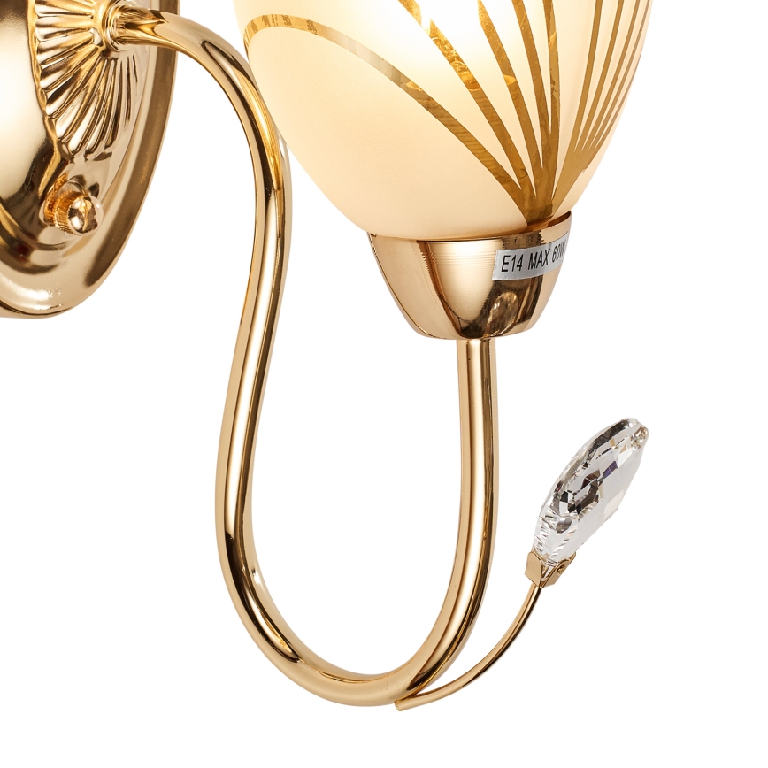 Brilagi - Wandlamp MEGAPOLIS 1xE14/60W/230V goud