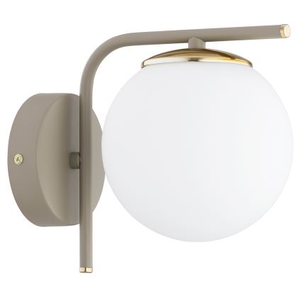 Brilagi - Wandlamp MILO ECRU 1xE27/60W/230V beige/goud