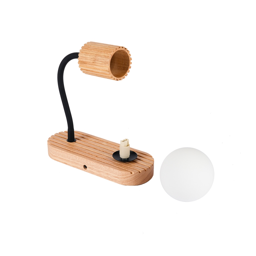Brilagi - Wandlamp MODERN WOOD 1xG9/5W/230V + 1xGU10/8W van rubberhout