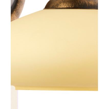 BRILAGI - Wandlamp MOLLERO 1xE27/15W/230V brons/patina