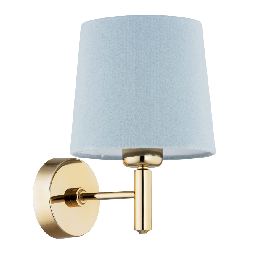 Brilagi - Wandlamp MONTE 1xE27/15W/230V blauw/goud
