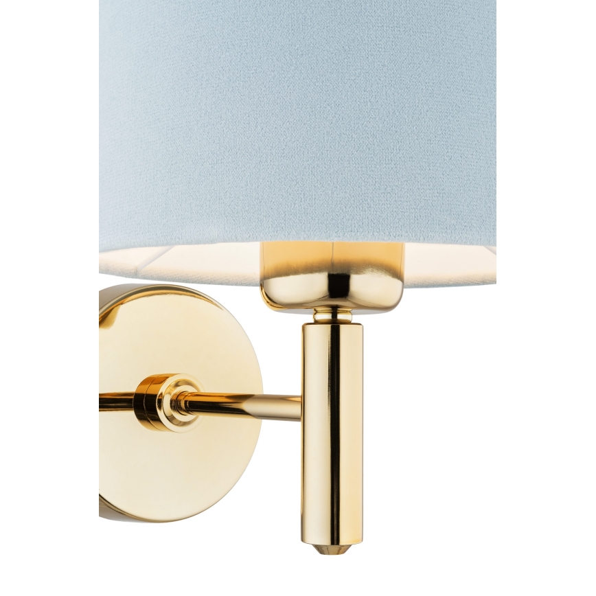 Brilagi - Wandlamp MONTE 1xE27/15W/230V blauw/goud