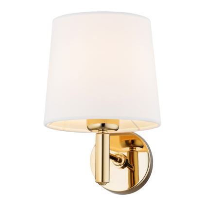 Brilagi - Wandlamp MONTE 1xE27/15W/230V crème/goudkleurig
