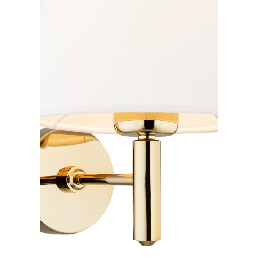 Brilagi - Wandlamp MONTE 1xE27/15W/230V crème/goudkleurig