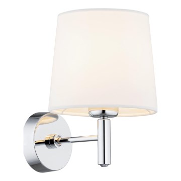 Brilagi - Wandlamp MONTE 1xE27/60W/230V crème/glanzend chroom