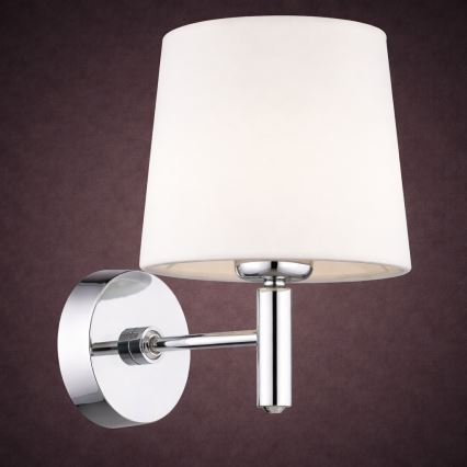 Brilagi - Wandlamp MONTE 1xE27/60W/230V crème/glanzend chroom