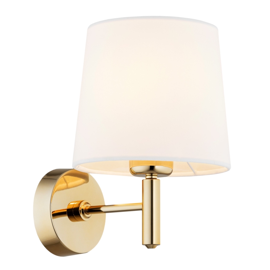 Brilagi - Wandlamp MONTE 1xE27/60W/230V crème/goudkleurig