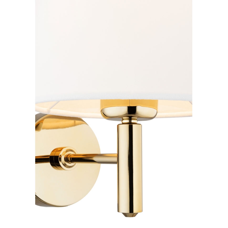 Brilagi - Wandlamp MONTE 1xE27/60W/230V crème/goudkleurig