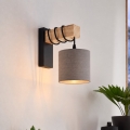BRILAGI - Wandlamp NUBILA 1xE27/60W/230V bruin/zwart/antraciet