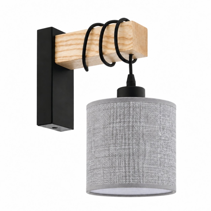 BRILAGI - Wandlamp NUBILA 1xE27/60W/230V bruin/zwart/grijs