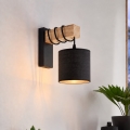 BRILAGI - Wandlamp NUBILA 1xE27/60W/230V bruin/zwart