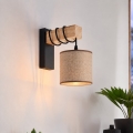 BRILAGI - Wandlamp NUBILA 1xE27/60W/230V bruin/zwart