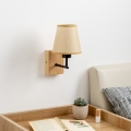 Brilagi - Wandlamp NUBILA WOOD 1xE27/25W/230V eiken/lichtbruin