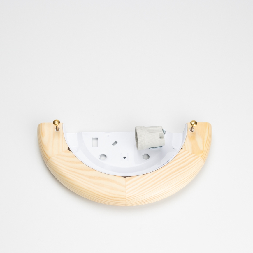 Brilagi - Wandlamp ORBIS 1xE27/60W/230V 30 cm dennenhout