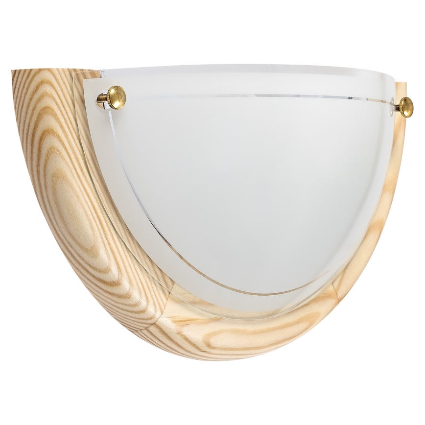 Brilagi - Wandlamp ORBIS 1xE27/60W/230V 30 cm dennenhout