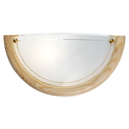 Brilagi - Wandlamp ORBIS 1xE27/60W/230V 30 cm dennenhout