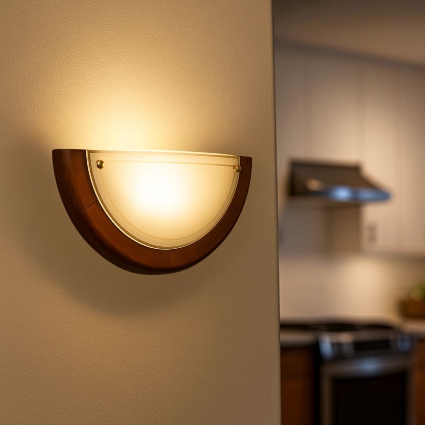 Brilagi - Wandlamp ORBIS 1xE27/60W/230V 30 cm grenen