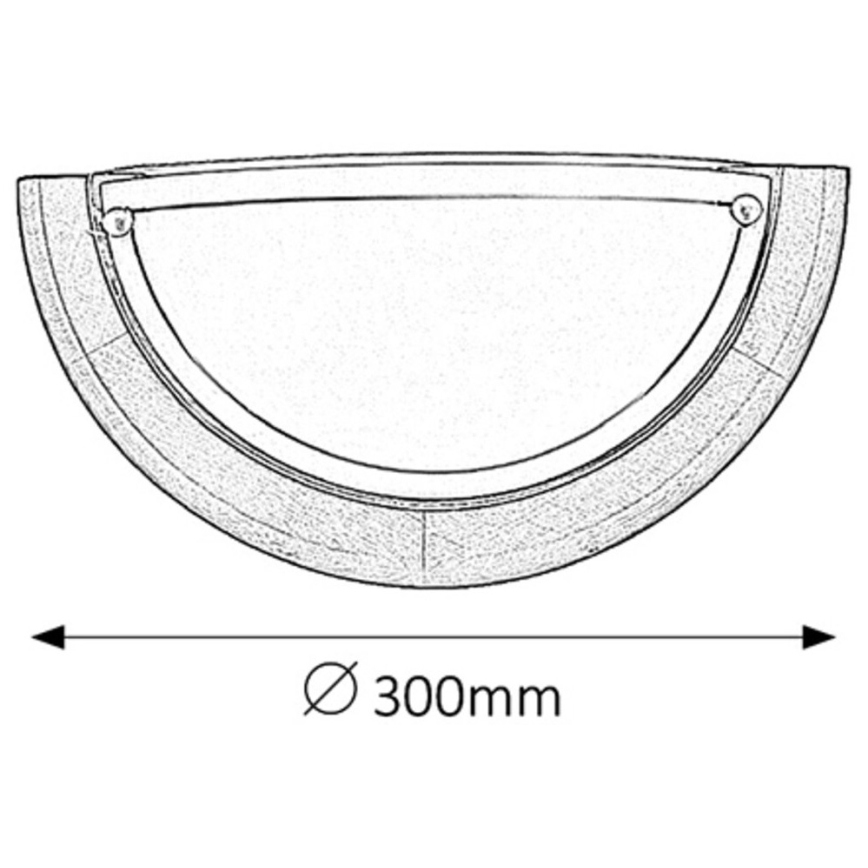 Brilagi - Wandlamp ORBIS 1xE27/60W/230V 30 cm grenen