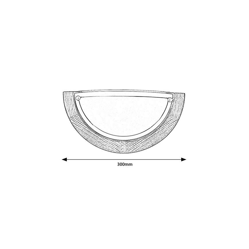 Brilagi - Wandlamp ORBIS 1xE27/60W/230V 30 cm grenen