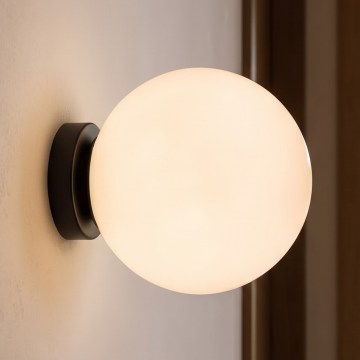 BRILAGI - Wandlamp POLOS 1xE27/40W/230V Ø 20 cm zwart