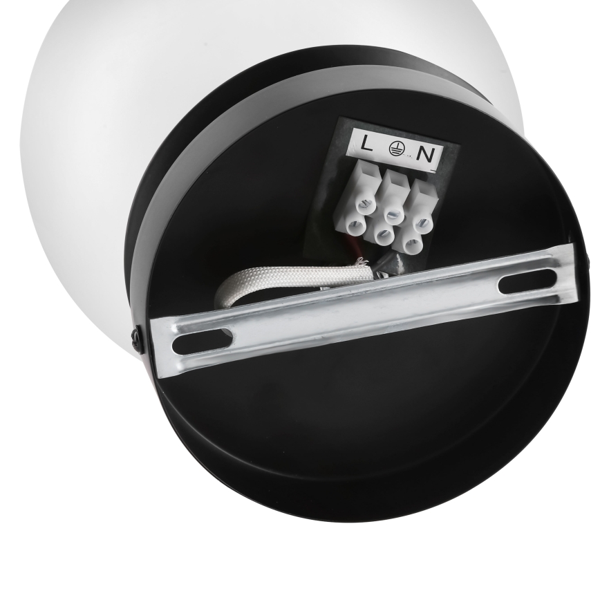 BRILAGI - Wandlamp POLOS 1xE27/40W/230V Ø 20 cm zwart