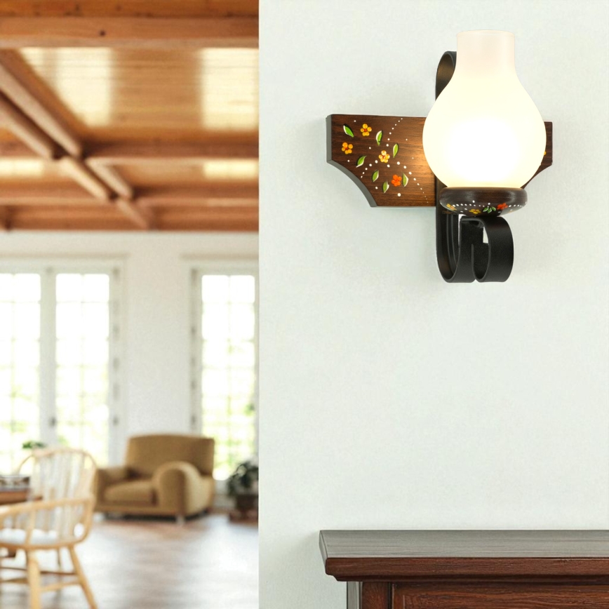 Brilagi - Wandlamp QUEEN 1xE14/40W/230V beuk/wenge