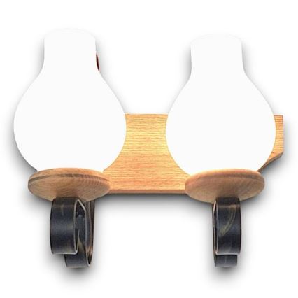 Brilagi - Wandlamp QUEEN 2xE14/40W/230V beuken