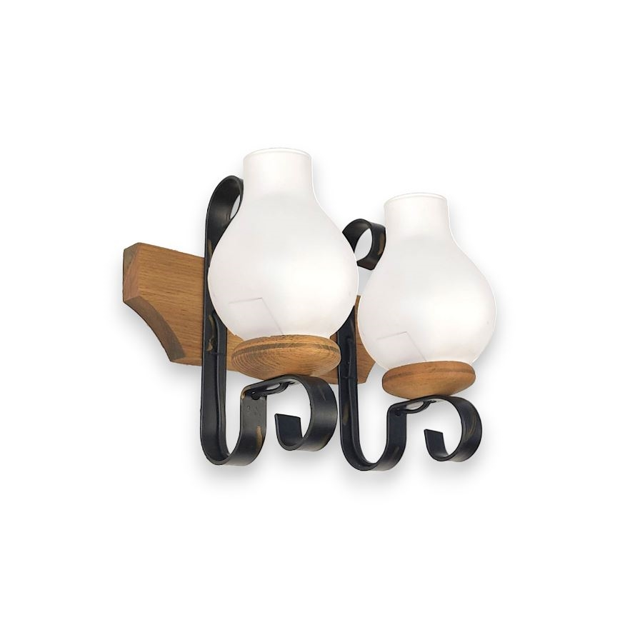 Brilagi - Wandlamp QUEEN 2xE14/40W/230V beuken