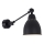 Brilagi - Wandlamp QUILL 1xE27/40W/230V 40 cm zwart