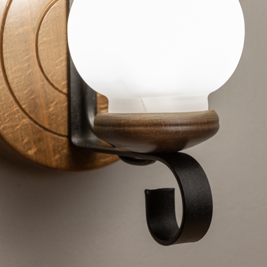 Brilagi - Wandlamp ROATA APLICA 1xE14/40W/230V beuken/walnoot