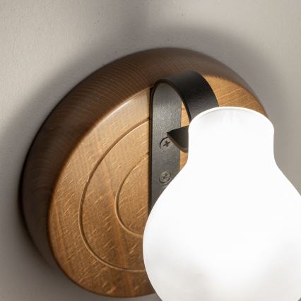 Brilagi - Wandlamp ROATA APLICA 1xE14/40W/230V beuken/walnoot